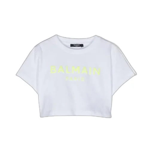 Logo-Print Cropped T-Shirt