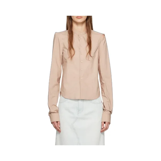 Cut-Out Cotton Shirt