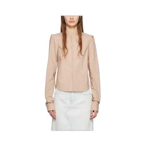 Cut-Out Cotton Shirt