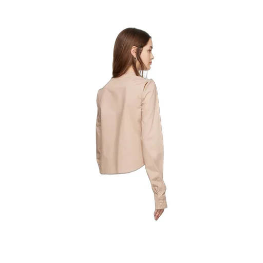 Cut-Out Cotton Shirt