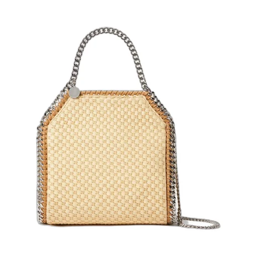 Stella Mccartney Falabella Woven Mini Tote Bag