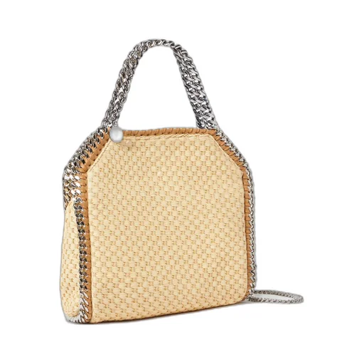 Stella Mccartney Falabella Woven Mini Tote Bag