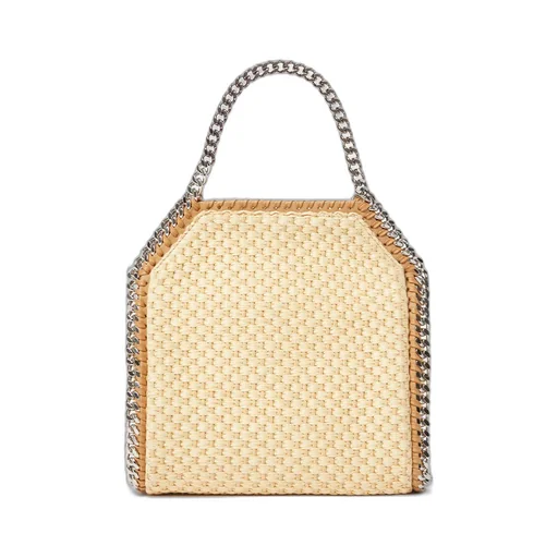 Stella Mccartney Falabella Woven Mini Tote Bag