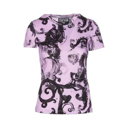 Barocco-Print Cotton T-Shirt
