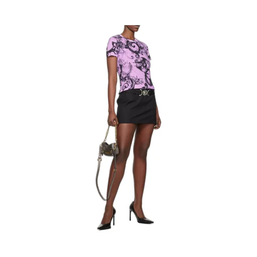 Barocco-Print Cotton T-Shirt