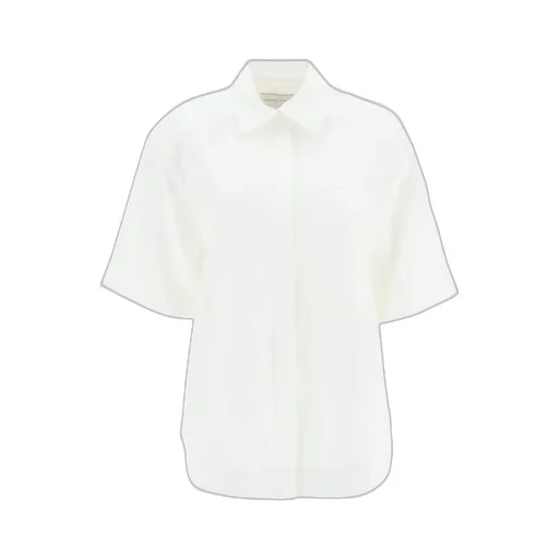 Loulou Studio Buttoned Short-Sleeved Shirt
