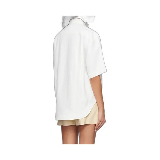 Loulou Studio Buttoned Short-Sleeved Shirt