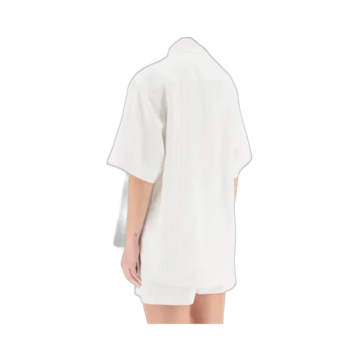 Loulou Studio Buttoned Short-Sleeved Shirt