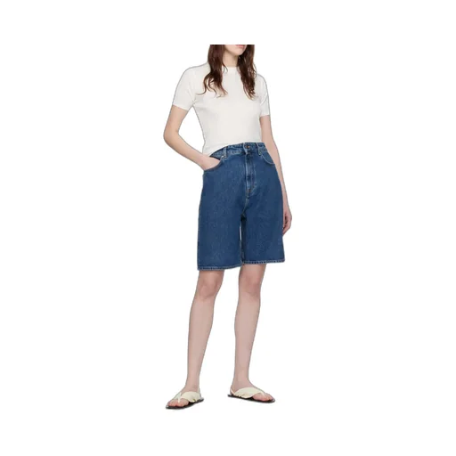 Belt Ring Denim Shorts