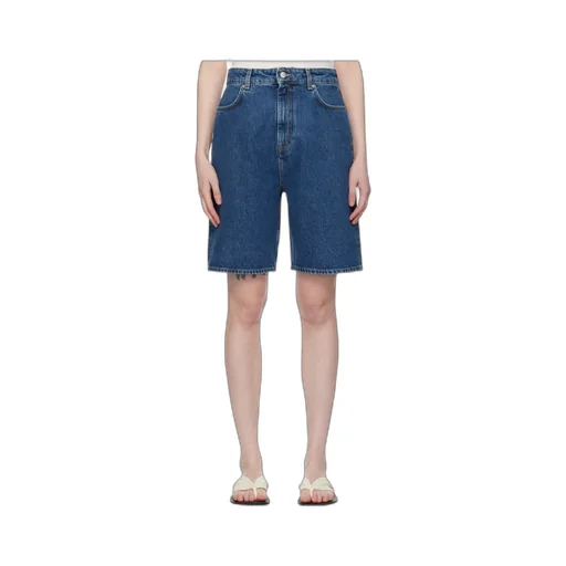 Belt Ring Denim Shorts