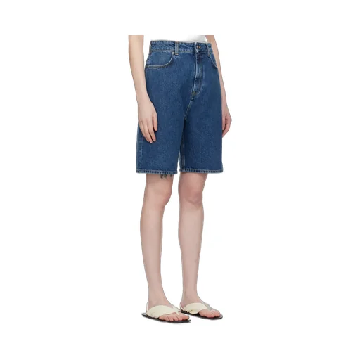 Belt Ring Denim Shorts
