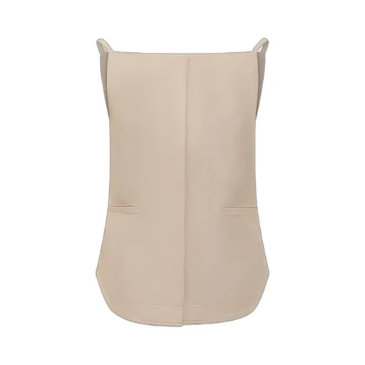 Twill Square-Neck Top