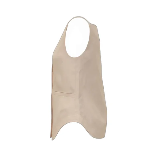 Twill Square-Neck Top