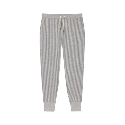 Pinstripe-Pattern Track Pants