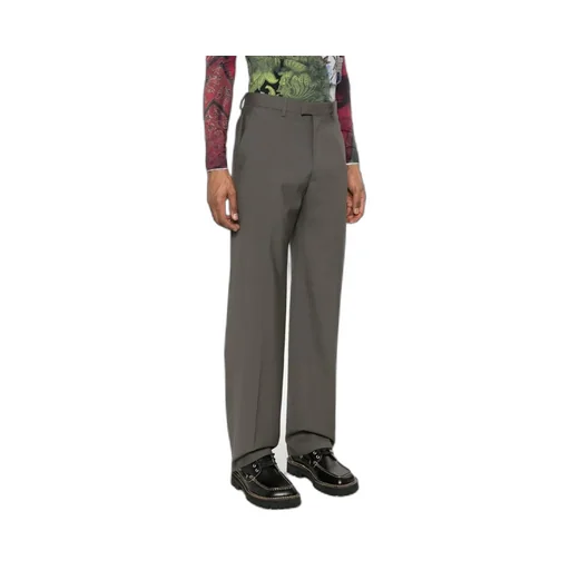 Mm6 Maison Margiela Pressed-Crease Tailored Trousers