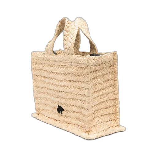 Patou Jp Wovened Small Top Handle Bag