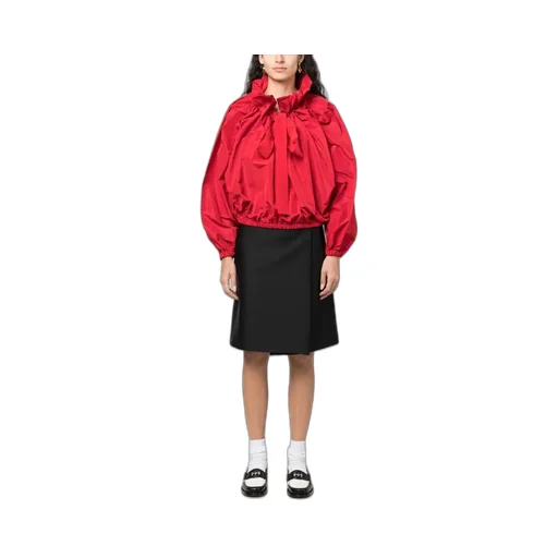 Patou Pussy-Bow Puffed Top