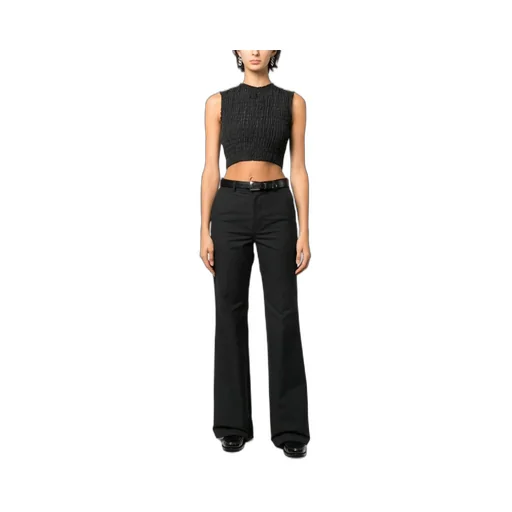 Patou Textured Cropped Top