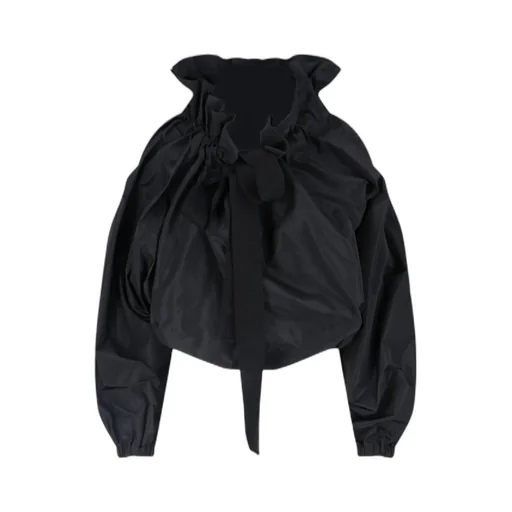 Patou Ruffled Long Sleeve Top