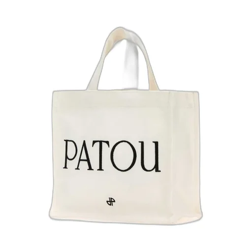 Patou Logo Printed Small Top Handle Bag