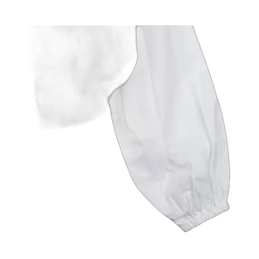 Patou Puff-Sleeved Ruffled Poplin Blouse