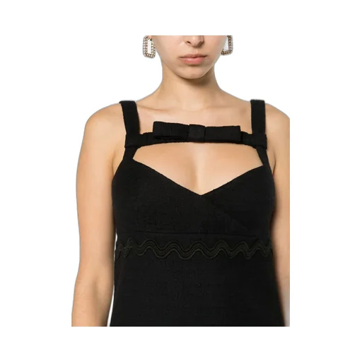 Patou Bow Strap A-Line Dress