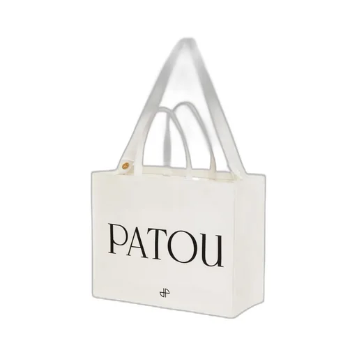 Patou Logo-Printed Top Handle Bag