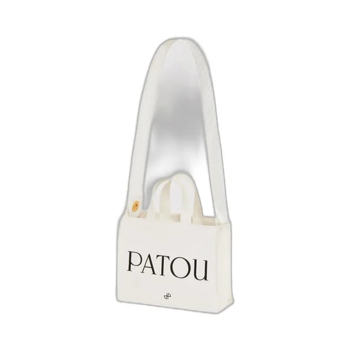 Patou Small Logo-Printed Top Handle Bag