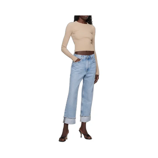 Agolde Fran Straight-Leg Jeans