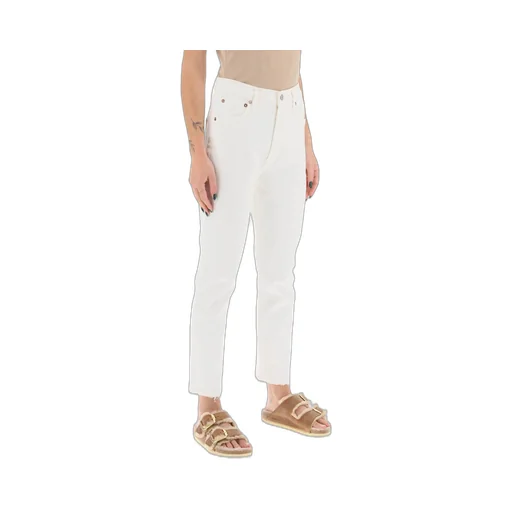 Agolde Riley High Waisted Cropped Leg Jeans