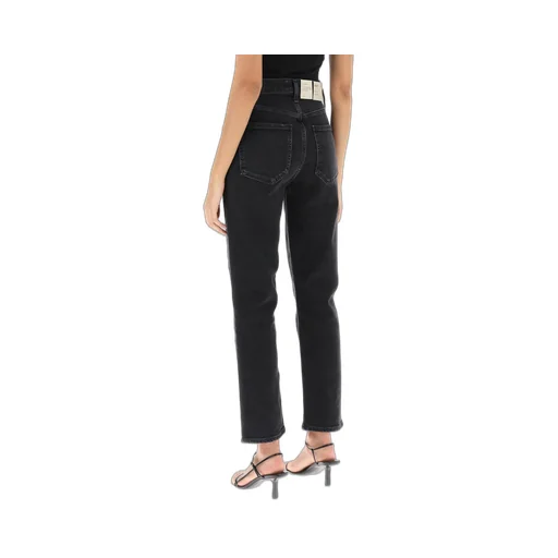 Agolde Riley High Waisted Straight Leg Jeans
