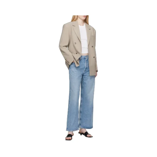 Agolde High Waisted Straight-Leg Jeans