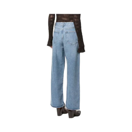 Agolde High Waisted Straight-Leg Jeans