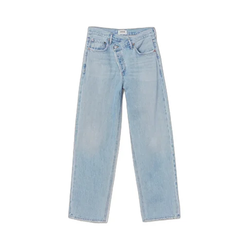 Agolde Criss Cross Straight-Leg Jeans