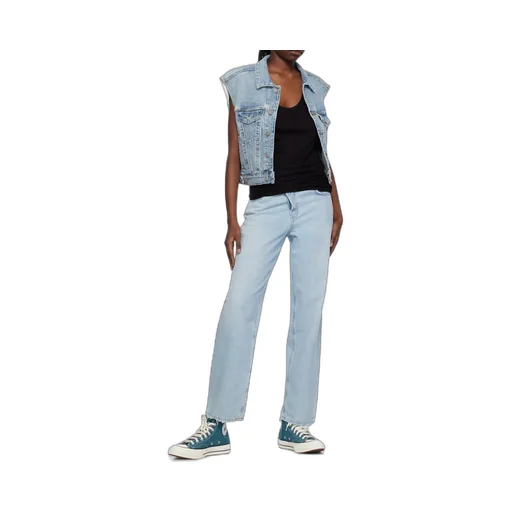 Agolde Criss Cross Straight-Leg Jeans