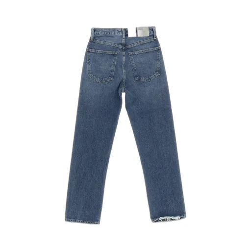 Agolde High-Rise Straight-Leg Jeans