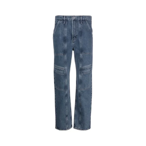 Agolde Cooper High-Waisted Straight-Leg Jeans