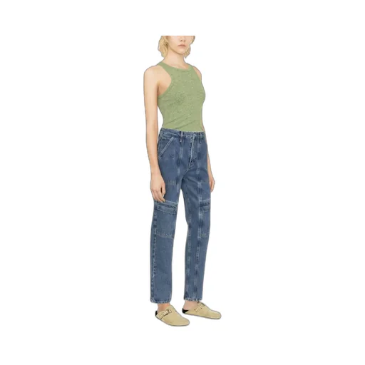 Agolde Cooper High-Waisted Straight-Leg Jeans