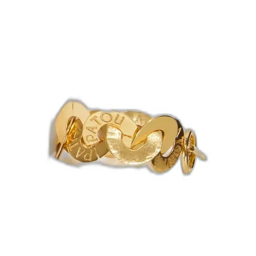 Gold-Plated Brass Coin Bracelet