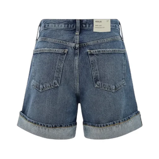 Agolde Dame Turn-Up Hem Shorts