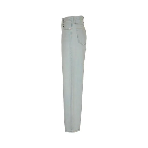 Low Slung Baggy Cotton Jeans