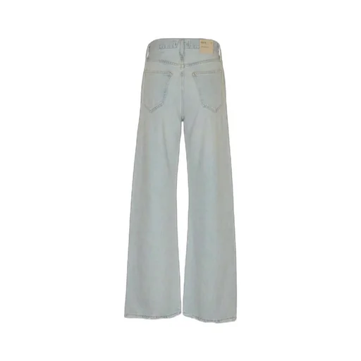 Low Slung Baggy Cotton Jeans