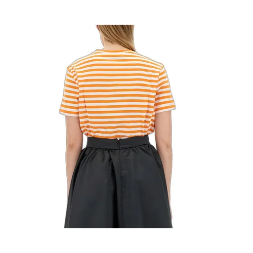 Patou Logo-Printed Striped Crewneck T-Shirt