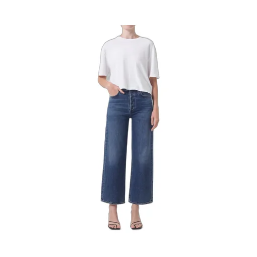 Agolde Ren High-Rise Cropped Jeans