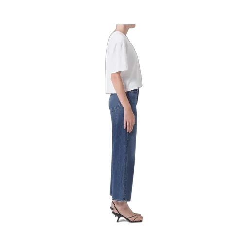 Agolde Ren High-Rise Cropped Jeans