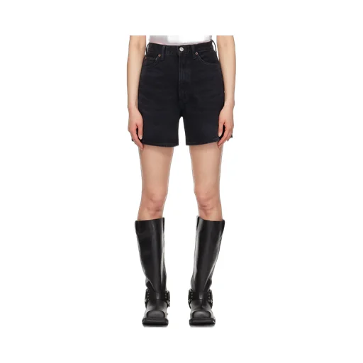 Multi-Pocket Denim Shorts