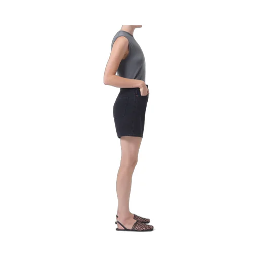 Multi-Pocket Denim Shorts