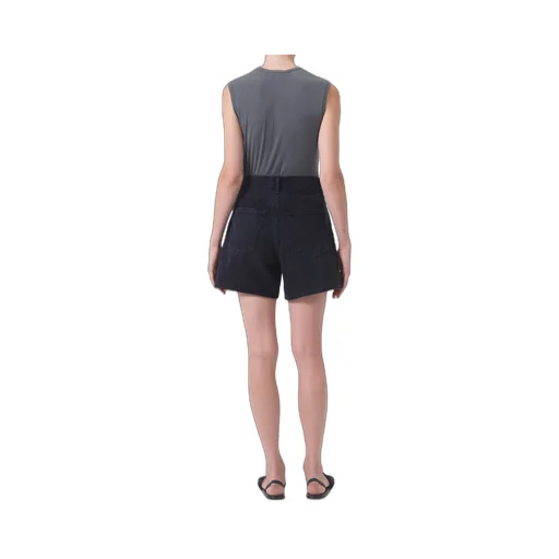Multi-Pocket Denim Shorts
