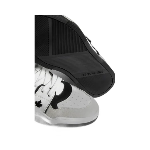 Dsquared2 Spiker Round Toe Lace-Up Sneakers