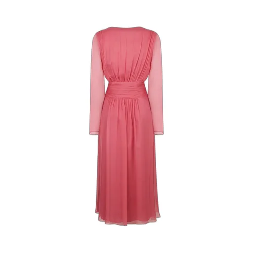 Crossed V-Neck Dress